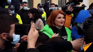 Акция оппозиции в день первого заседания Верховного совета Аджарии - видео