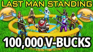 The 100,000 V-Buck Last Man Standing Fornite Game (ft. Absorber, Melt, Razz, etc.)