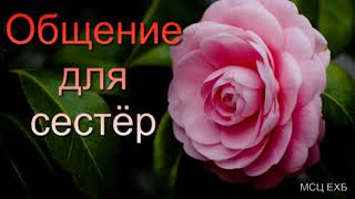 Общение для сестёр. С. Боринский. МСЦ ЕХБ.