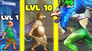 ЭВОЛЮЦИЯ ЧЕЛОВЕКА В МУТАНТА В ИГРЕ MUTANT BATTLE!