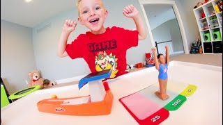 Father & Son PLAY FANTASTIC GYMNASTICS 2! / Vault Challenge Time!