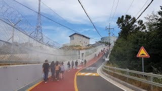 visiting the DMZ - South/North Korea border
