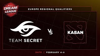 Secret vs Kaban Game 2 - DreamLeague S11 EU Qualifier: Group Stage