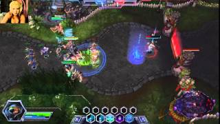 Девушка играет ^^  Heroes Of The Storm  часть 1