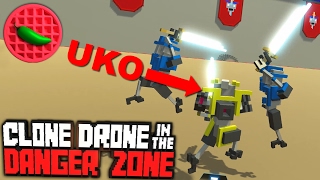 UKO CONTROLS A CLONE! -- Let's Play Clone Drone in the Danger Zone (Update 0.5.2)(Endless Mode)