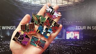 [BTS FanArt] The Wings Tour - Pin Set Review