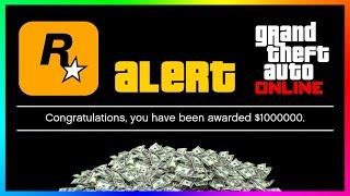 THE BIGGEST GTA 5 ONLINE MONEY GIVEAWAY YET - Get Your FREE $1,000,000 By Logging On Today!