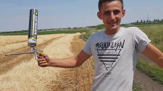 Молодой фермер на донетчине получил высокий урожай пшеницы.