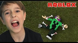 QUEBRANDO MUITOS OSSOS JOGANDO ROBLOX