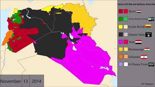Syrian Civil War and Spillover: Every Day