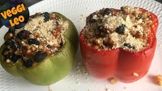 Rezepte-Quickie | gefüllte Paprika mit Buchweizen und schwarzen Bohnen