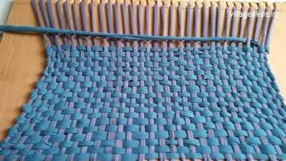 Recycling ideas from old clothes,how to make Door mat using T-shirt/leggings,carpet,rug,table mats