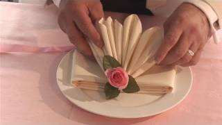How To Fold Fancy Looking Napkins