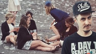 Пьяная Москва. Жесткая татуировка БОЛЬНО. Снимаем клип. Артём из ORIGAMI