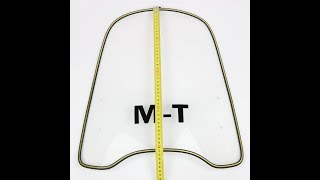 Ветровое стекло с ободком MOTOTECH