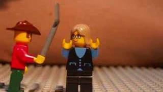 LEGO Guy Getting Hit With Shovel