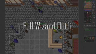 Tibia: Full Wizard Outfit, en Español
