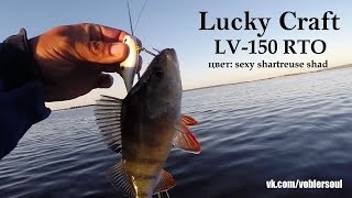 Ловля окуня на ратлин LV 150 RTO от Lucky Craft