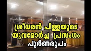 ശ്രീധരന്‍ പിള്ളയുടെ 41 മിനിട്ട് യുവമോർച്ച യോഗത്തിലെ പ്രസംഗം | Sreedharan Pillai full speech