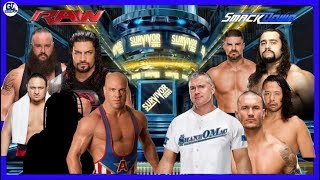 Survivor Series Team Raw & Team SmackDown Final SuperStar List