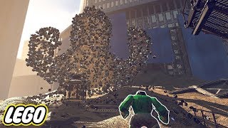 HULK VS MONSTRO DE AREIA GIGANTE no LEGO (Marvel Super Heroes)