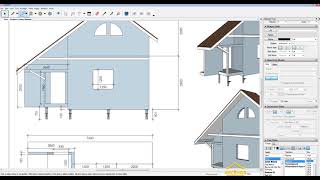 [#1 Пристройка к дому] Первый этап - Эскизный проект ( подгонка размеров). SketchUP. LayOut.
