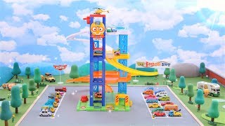 Pororo Roller Coaster Cars Play and Singalong Wheels on the Bus l Toy Unboxing