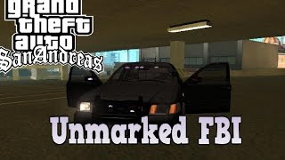 GTA SA: [FBI Car Mod] Unmarked Ford Crown Victoria with ELM (2010 Model)