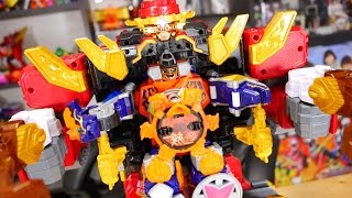 ニンニンジャーの最終合体ロボ！覇王ゲキアツ合体・覇王ゲキアツダイオー レビュー 手裏剣戦隊ニンニンジャー Ha-Oh Gekiatsu Dai-Oh