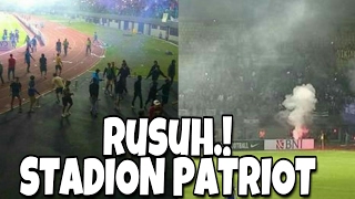 MEMALUKAN！Ru5uh Viking dan Bobotoh di stadion Patriot Bekasi [Liga1tvone]