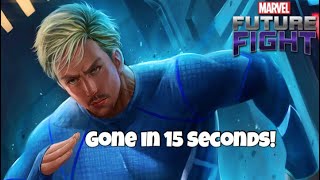 HOW TO DEFEAT QUICKSILVER IN 15 SECONDS !! | Marvel Future Fight