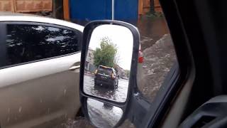 Ливень 30 июня 2017 Москва/дождь/жесть/лужа. Потоп на дороге. rain is come