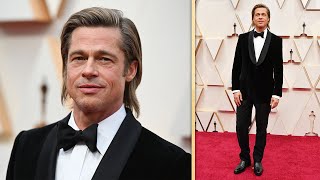 Brad Pitt Dons SEXY Tux on the Red Carpet | Oscars 2020