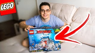 OLHA O TAMANHO DESTE LEGO !!! | Abrindo o Templo do Lord Garmadon de Lego Ninjago