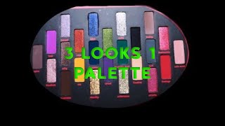 KAT VON D FETISH PALETTE| 3 LOOKS 1 PALETTE| LUNA STORMZ #3look1palette