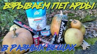 Взрываем мощные Петарды в разных вещах | Обзор американского сухого пайка MRE | Сухпай США
