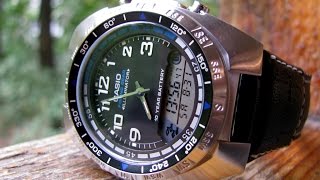 Casio AMW700B 1AV Ana Digi Forester Fishing Timer Watch