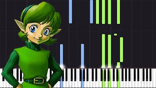 Lost Woods (Saria's Song) - The Legend of Zelda: Ocarina of Time [Piano Tutorial] // Jonathan Morris