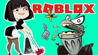 Стала Уборщицей! Устроилась на новую работу в Роблокс - BALDI против | Roblox челлендж