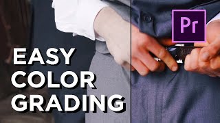 Easy Cinematic COLOR GRADING in Premiere Pro (2018)
