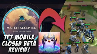 TFT MOBILE FULL GAMEPLAY REVIEW (MAIN MENU, SHOP & RANKED MATCH) - TeamFight Tactics Mobile