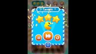 PAC-MAN Bounce - Puzzle Adventure Level 70 walkthrough solution for 3 star gameplay