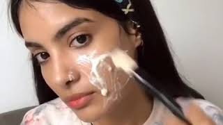 تفتيح ونضاره البشره  مكونات الماسك مكتوبه تحت
