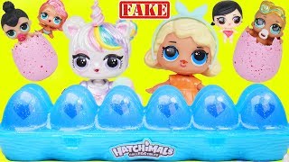 Custom LOL Surprise Doll Open Hatchimals with Lil Luxe