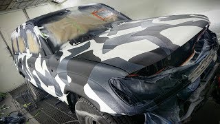 Покраска в камуфляж RAPTORом, день третий, завершение