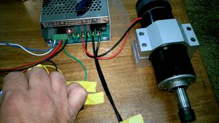 CNC RNR Motion Mach3 USB Controla por PWM a Spindle 500w