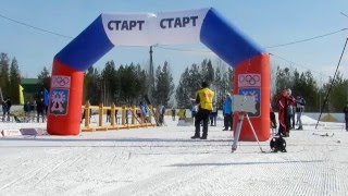 Лыжные гонки. Женщины 3км .Свободным стилем  . Спартакиада:"Бодрость и здоровье"  2016.