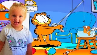 КОТ Гарфилд ШОУ. Веселая и Роскошная жизнь. Игра как мультик для детей