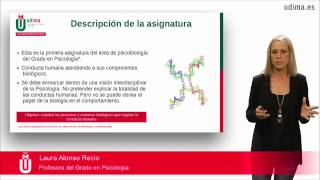 Presentación de la asignatura "Bases biológicas de la conducta"