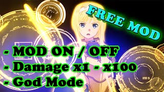 Sword Art Online Alicization Rising Steel Ver. 1.3.1 MOD APK | God Mode | Damage x1-100 | MOD ON/OFF